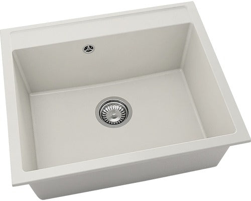 Chiuveta Bucatarie Cu O Cuva Fat Avangard 227 60x51 Cm, Fara Picurator, Fatgranit Light Beige