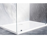 Paravan de dus walk-in Sanotechnik Freedom I BW, sticla securizata, Easyclean, 117x195 cm