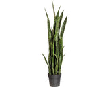 Planta Artificiala Limba Soacrei Sanseveria In Ghiveci H 100 Cm Verde
