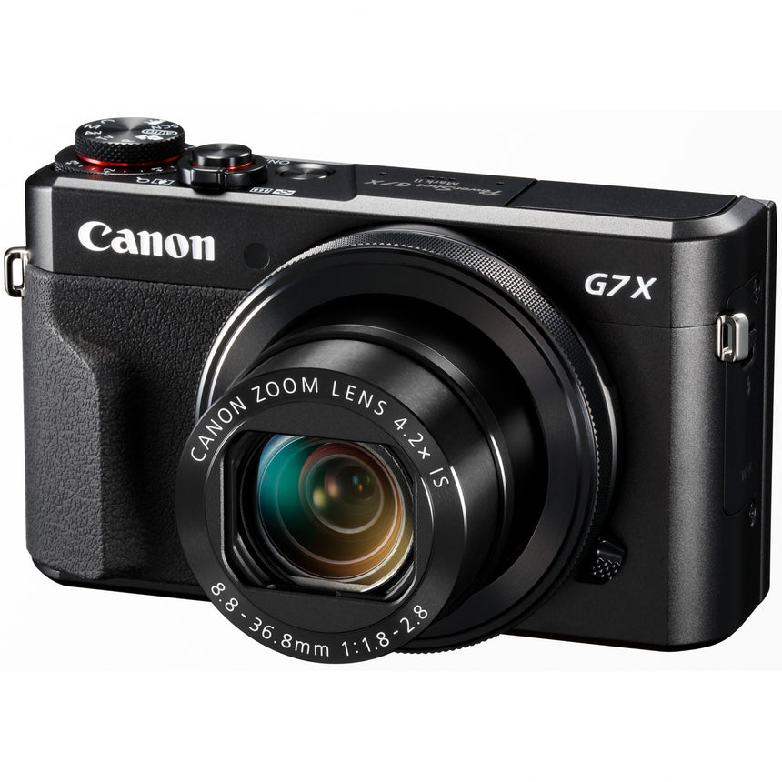 Aparat foto digital Canon PowerShot G7 X Mark II, 20.1MP, Black