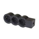 Multipriza Legrand Standard Revolution, 3 prize, 16A, 230V, fara cordon, Negru