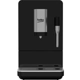 Espressor automat, Beko, 1350W, 19bar, 1.5l, cu spumator de lapte, negru, 18.6x32x41cm