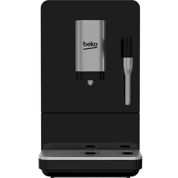 Espressor automat, Beko, 1350W, 19bar, 1.5l, cu spumator de lapte, negru, 18.6x32x41cm