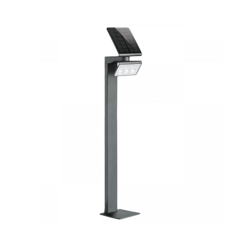Lampa LED solara de exterior, Steinel, Senzor de miscare, 1.2W/2500 mAh, IP44, Negru