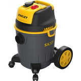 Aspirator umed/uscat Stanley, 1200W, 230V, filtru HEPA, motor electric, roti pivotante
