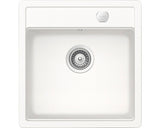 Chiuveta Bucatarie Cu O Cuva Schock Mono N-100s 49x51 Cm, Fara Picurator, Cristadur Polaris