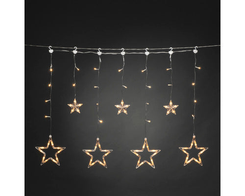 Ghirlanda Luminoasa Cu Stele Pentru Exterior Konstsmide 77 Led-uri Chihlimbar