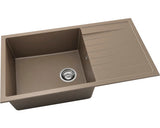 Chiuveta Bucatarie Cu O Cuva Fat Avangard 229 90x49 Cm, Cu Picurator, Fatgranit Frappe