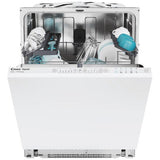 Masina de spalat vase incorporabila Candy Rapido CI 3E7L0W, 13 seturi, 5 programe, Motor Inverter, Maxi Tub, Wi-Fi, 49' Rapid Cycle, 60 cm, Clasa E