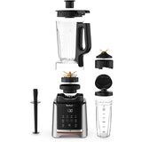 Blender Tefal InfinyMix+ BL91HD31, 1.75l, 1600W, 1 trepta viteza, Argintiu-Negru