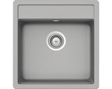 Chiuveta Bucatarie Cu O Cuva Schock Nemo N-100s 49x51 Cm, Fara Picurator, Cristalite Croma