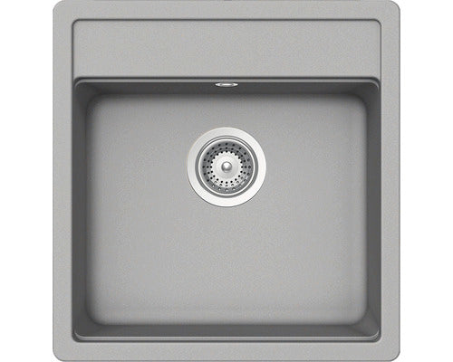 Chiuveta Bucatarie Cu O Cuva Schock Nemo N-100s 49x51 Cm, Fara Picurator, Cristalite Croma