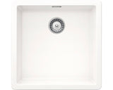 Chiuveta Bucatarie Cu O Cuva Schock Greenwich N-100 45,6x45,6 Cm, Fara Picurator, Montare Pe/sub Blat, Cristadur Polaris