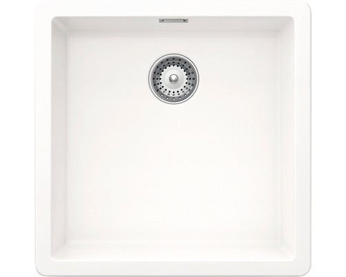 Chiuveta Bucatarie Cu O Cuva Schock Greenwich N-100 45,6x45,6 Cm, Fara Picurator, Montare Pe/sub Blat, Cristadur Polaris