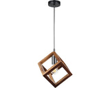 Pendul Rhombus E27 Max. 1x15w, Lemn/nuc