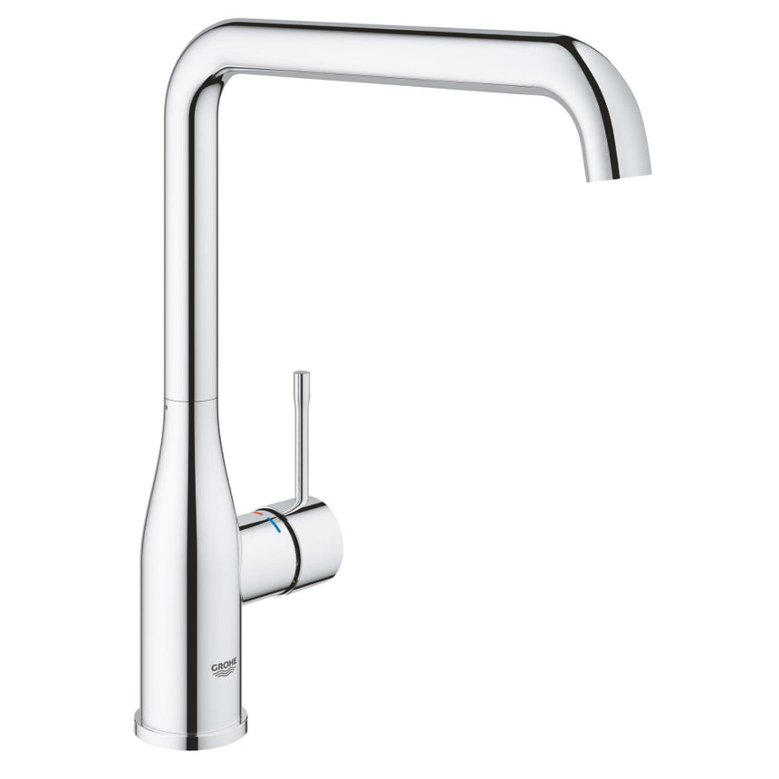 Baterie de bucatarie Grohe Essence 30269000, 1/2'', monocomanda, pipa inalta, pivotanta, Crom
