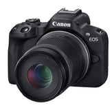 Aparat foto Mirrorless Canon EOS R50, 24.2MP, 4K + Obiectiv 18-45mm + Obiectiv 55-210mm, Negru