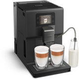Espressor automat KRUPS Intuition Preference+ EA875U10, indicatori luminosi, tehnologie Smart Slide, ecran tactil color, 15 bauturi, 2 profiluri, One-Touch-Cappuccino, recipient lapte 600 ml, negru