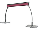 Copertina Retractabila 3,95x3 m Motorizata cu Iluminare LED Bordeaux Uni