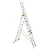 Scara profesionala Alverosal Forte Plus, 3 tronsoane, 10 trepte, 4.96 m