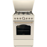 Aragaz GORENJE GKS5B70CLI, 4 arzatoare, Gaz, Electric, L 50 cm, Bej