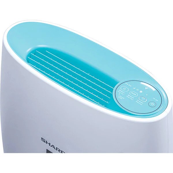 Purificator aer SHARP Plasmacluster FPJ30EUA, 3 trepte viteza, filtru HEPA, Alb-Bleu