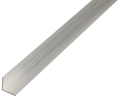 Cornier Aluminiu Alberts 20x20x1, 5 Mm, Lungime 2, 6m, Argintiu, Eloxat