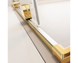 Usa Culisanta Radaway Furo Gold, Deschidere Dreapta, 60x200 cm, Sticla Securizata Transparenta, Profil Auriu