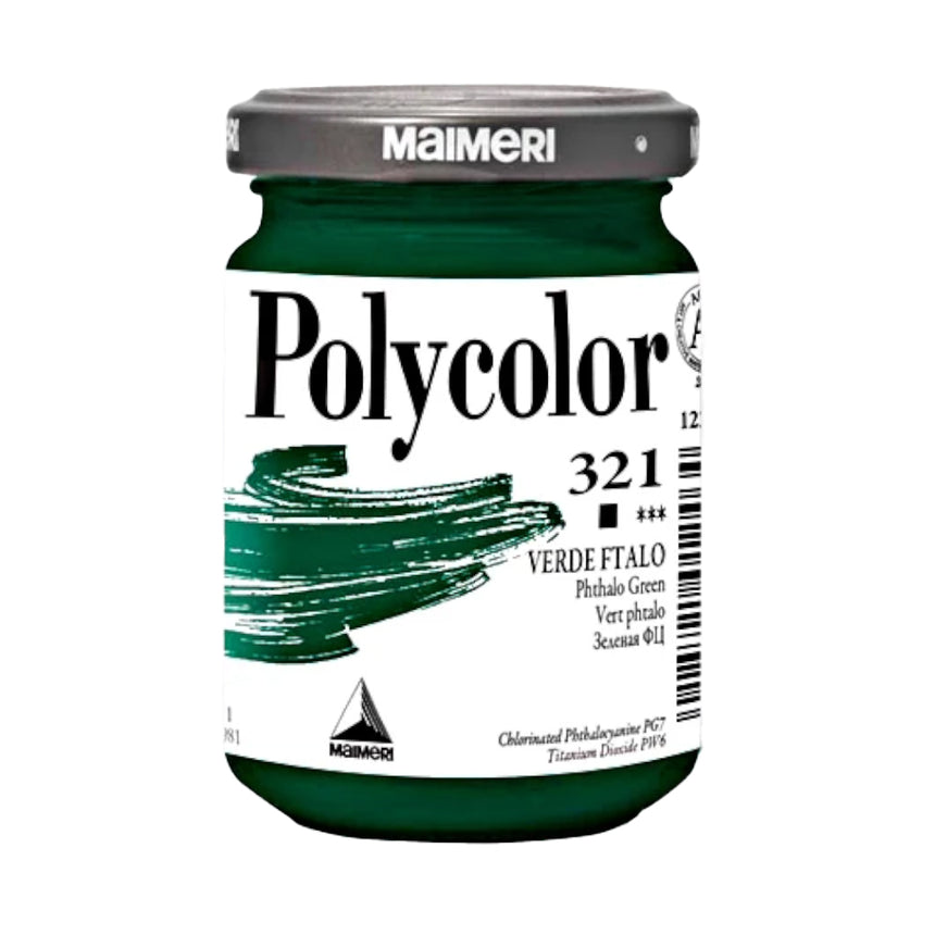 Culoare vinilica Polycolor Maimeri - Phthalo Green - 140 ml
