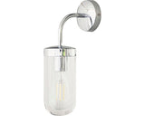 Aplica Yago E27 max. 1x60W, pentru baie IP44, crom/transparent