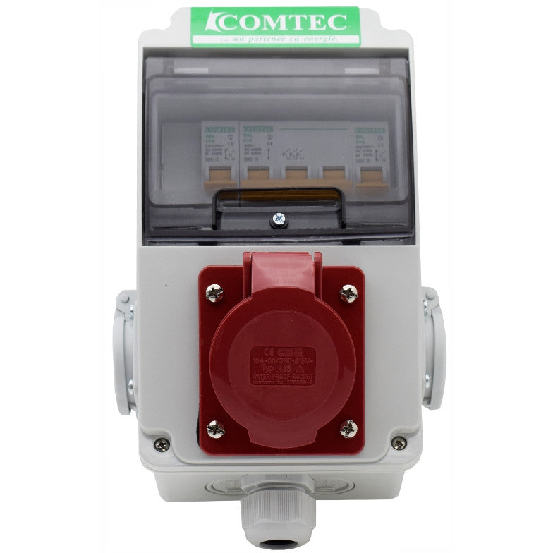 Tablou Santier 6L IP66 Echipat T1x16+M2x16, Comtec
