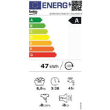 Masina de Spalat Rufe Frontala BEKO B3WFU48215WB2 ES, EnergySpin, SteamCure, 8 kg, 1200rpm, Clasa A, Alb