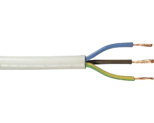 Cablu Myym (H05vv-f) 3x1 Mm² Alb, Inel 50m
