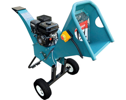 Tocator de crengi Konner & Sonnen KS 500WS, putere motor 6.5 cp, viteza maxima 3600 rpm, grosime maxima a materialului incarcat 76 mm, roti de transport