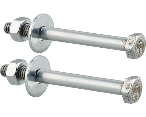 Suruburi Metrice Alberts M10 Fixare Suport Stalp De Lemn 101mm, Otel Zincat, Incl. Piulite & Saibe, 2 Bucati