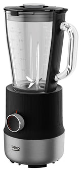 Blender BEKO TBN81808BX, 1.5l, 800W, 6 Trepte Viteza, Negru-Argintiu