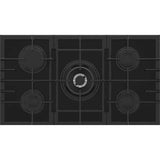 Plita incorporabila GRUNDIG GIGL 7235250, Gaz, 5 arzatoare, Negru