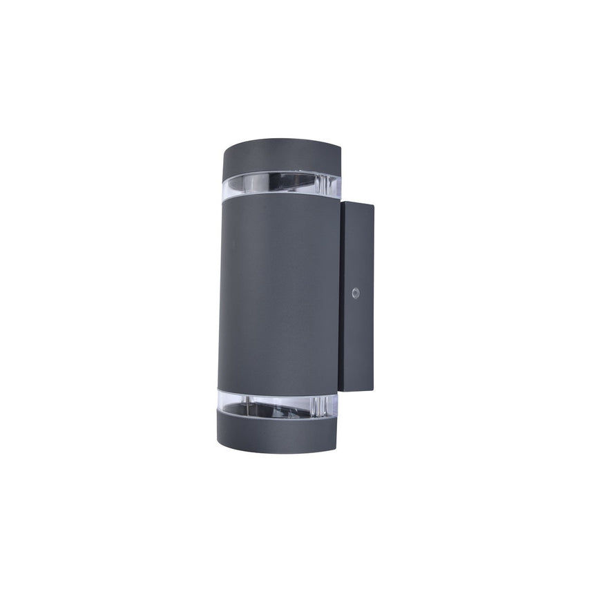 Aplica de exterior, Lutec, Aluminiu, Soclu GU10, Gri