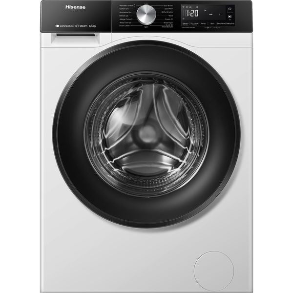 Masina de Spalat Rufe Frontala cu Uscator HISENSE WD3S8043BW3, Steam, 8/5 kg, 1400rpm, Clasa A/D, Wi-Fi, Alb