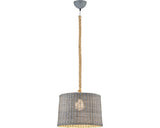 Pendul Rotin E27 Max. 1x42w, Ratan Gri/maro