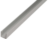 Profil Aluminiu Tip U Alberts 18x20x18x1, 3 Mm, Lungime 1m, Argintiu, Eloxat
