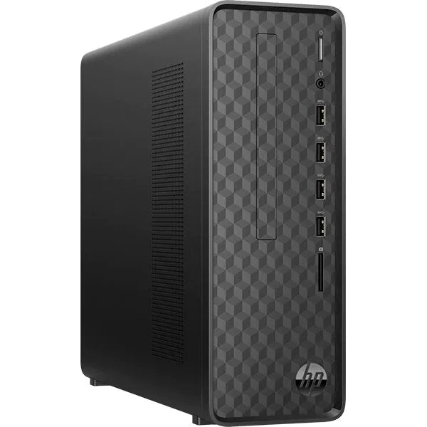 Sistem Desktop PC HP Slim Desktop S01-pF2005nq, Intel Core i3-10105 pana la 4.4GHz, 16GB, 2TB, Intel UHD Graphics 630, Windows 11 Home, Negru