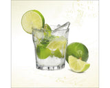 Tablou Sticla Caipirinha 20x20 Cm