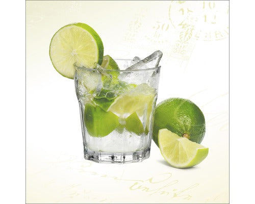 Tablou Sticla Caipirinha 20x20 Cm