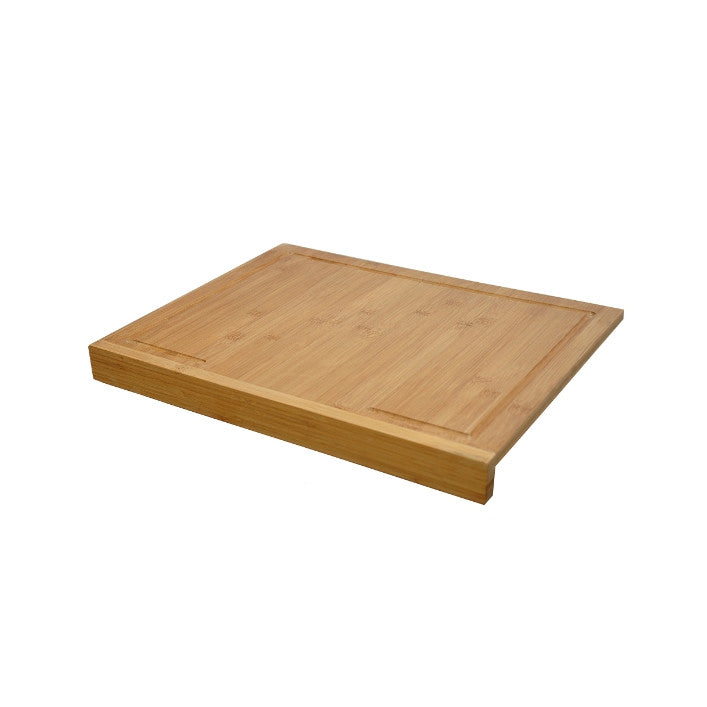 Tocator din bambus cu margine, planseta de lucru, Frandis, 43x34x5 cm, bambus natur