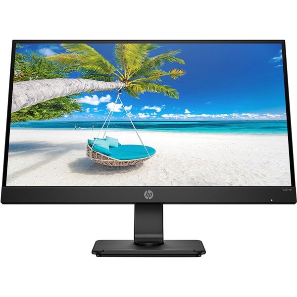Monitor LED VA HP V221vb, 21.5", Full HD, 75Hz, Negru
