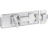 Zavor Metalic Universal Alberts 140x55 Mm, Blocare Cu Lacat, Otel Zincat Galben