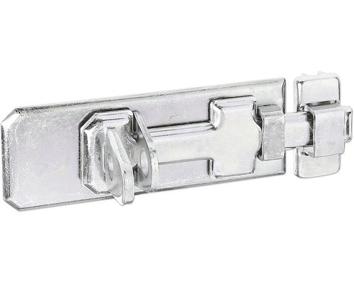 Zavor Metalic Universal Alberts 140x55 Mm, Blocare Cu Lacat, Otel Zincat Galben