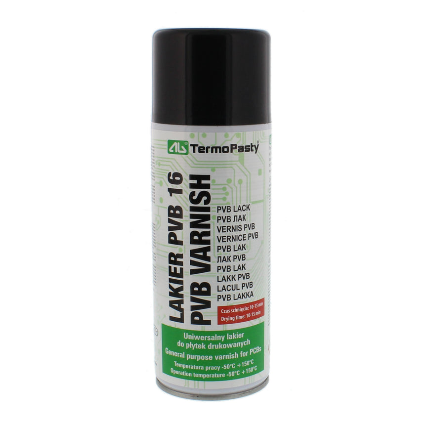 Spray lac izolator pentru circuite imprimate PVB16 400ml, TermoPasty