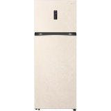 Frigider cu doua usi LG GTBV44SEBKD, 461 l, No Frost, Linear Cooling, Display, Compresor Inverter, WiFi, Iluminare LED, H 185 cm, Clasa E, Bej